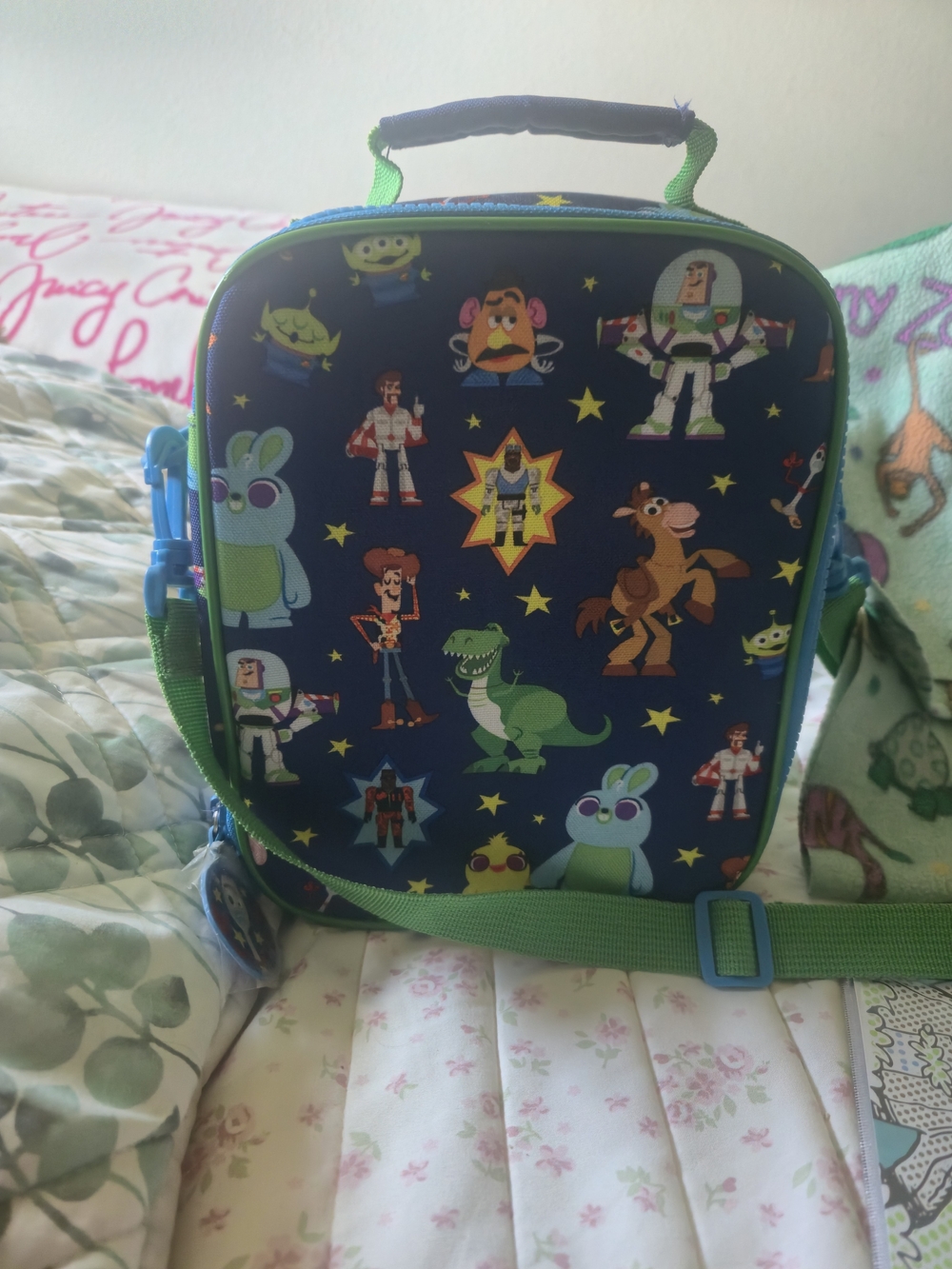 Toy Story Character Lunch Bag - Navy & Green